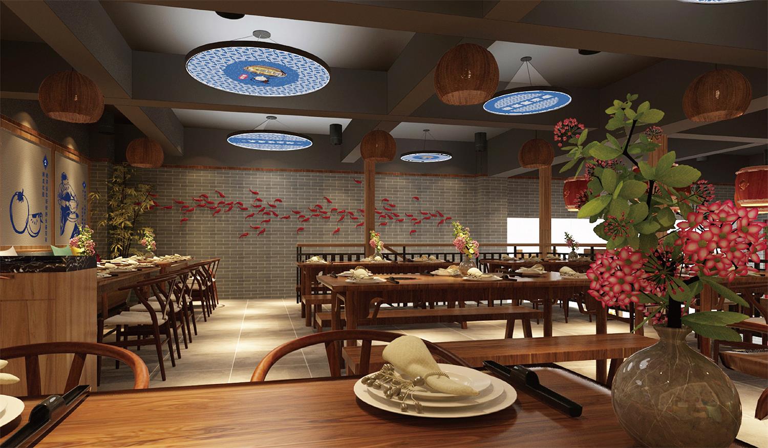 烧烤如何让中餐厅的餐饮空间设计，蕴含中国传统文化底蕴？